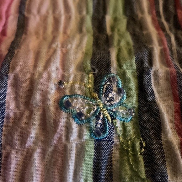 Alfred Dunner Striped Button Down Blouse 14P - Picture 8 of 9